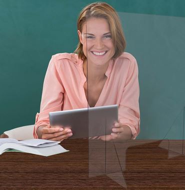 Economy Sneeze Guard Plastic Divider