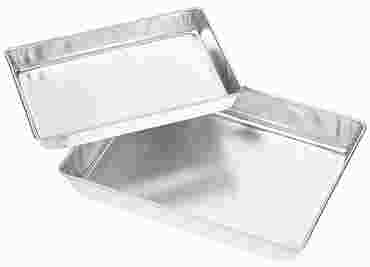 Aluminum Dissecting Pan without Wax or Pad, 11" x 7"