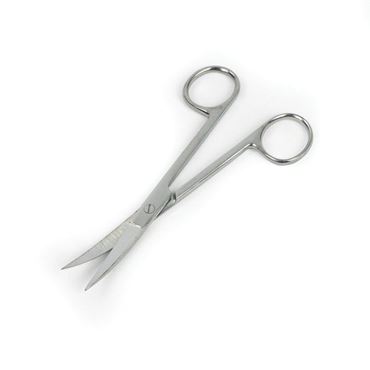 Surgical Dissection Scissors with Sharp Points and Straight Blades