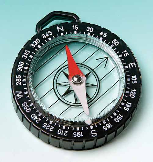 Liquid filled shop magnetic compass