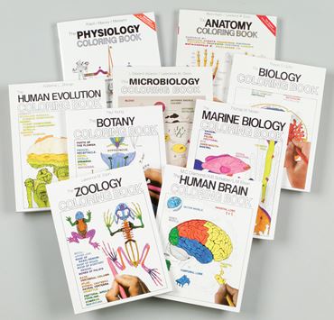 Anatomy Coloring Book for Biology and Life Science