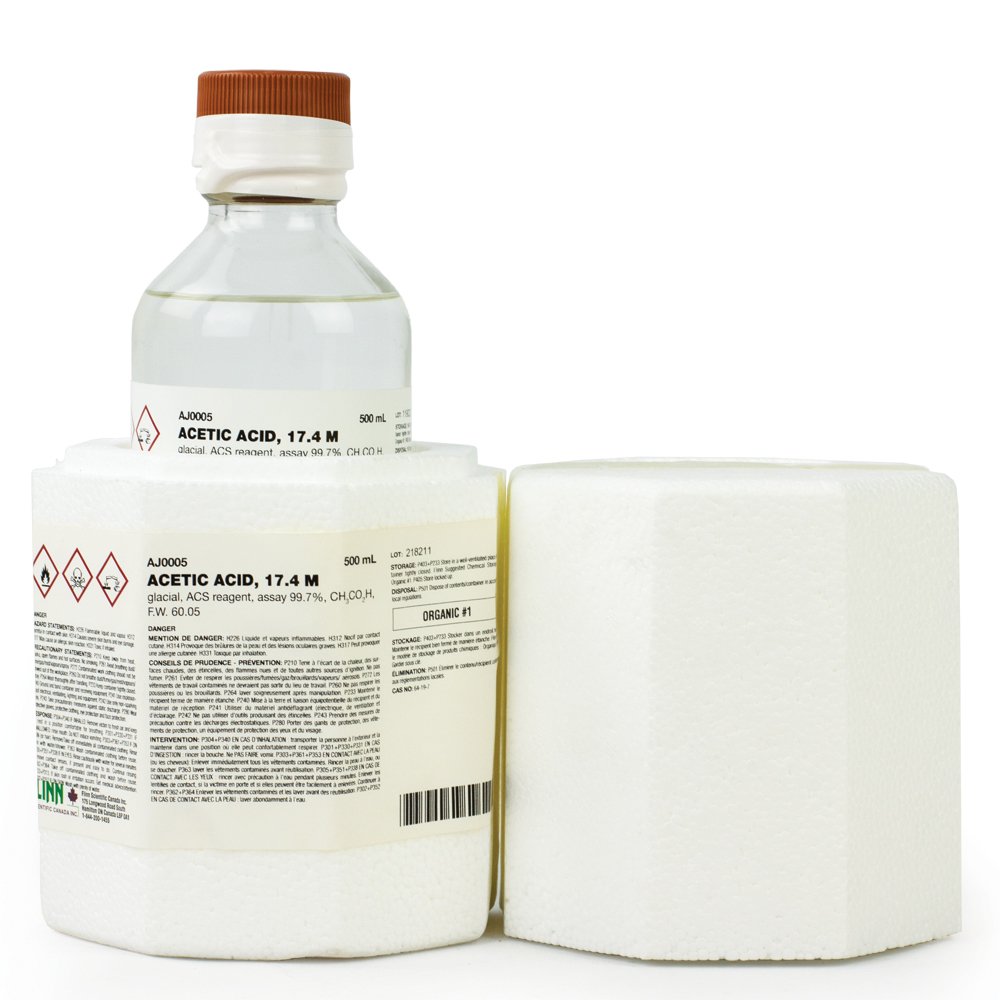 500ml Of 0 2 M Acetic Acid Acetic Acid, Reagent, 500 mL