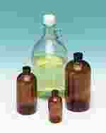 Glass Chemical Bottle with PVC Coating 120 mL