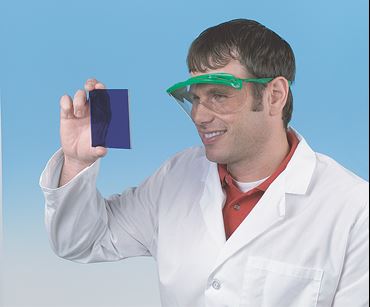 Cobalt Plates Glass 2" x 2"