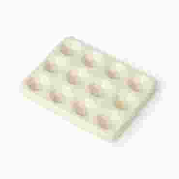 Porcelain White Spot Plate