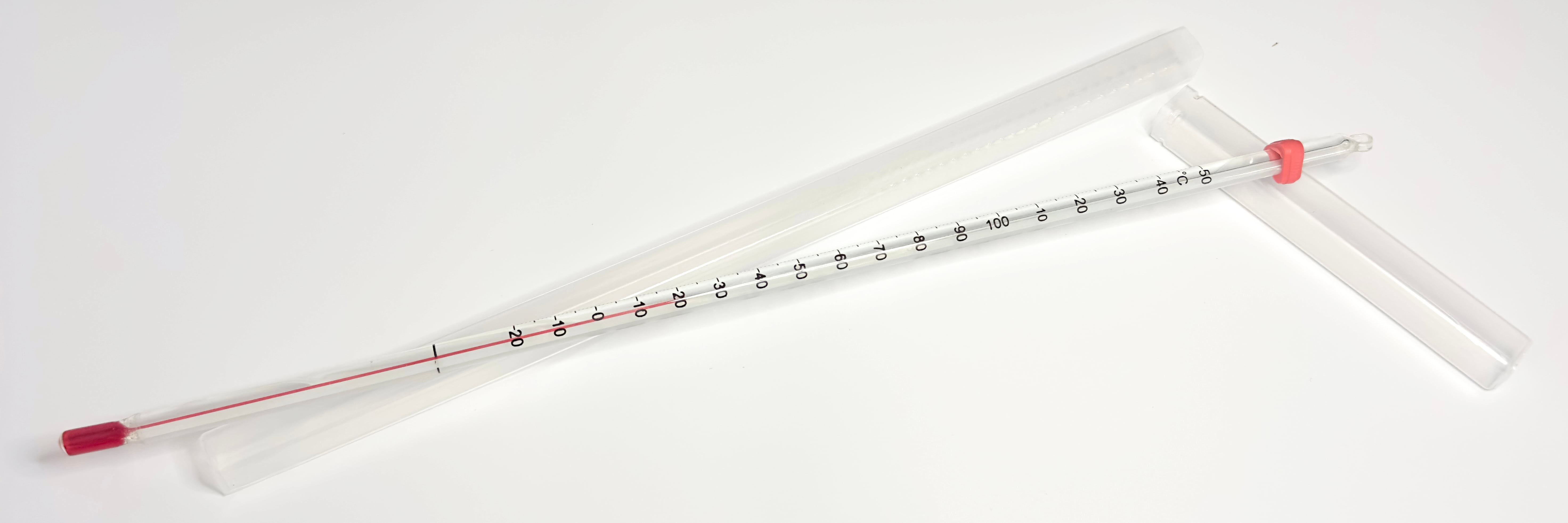 Spirit-Filled Partial Immersion Thermometer -20 to 150 °C