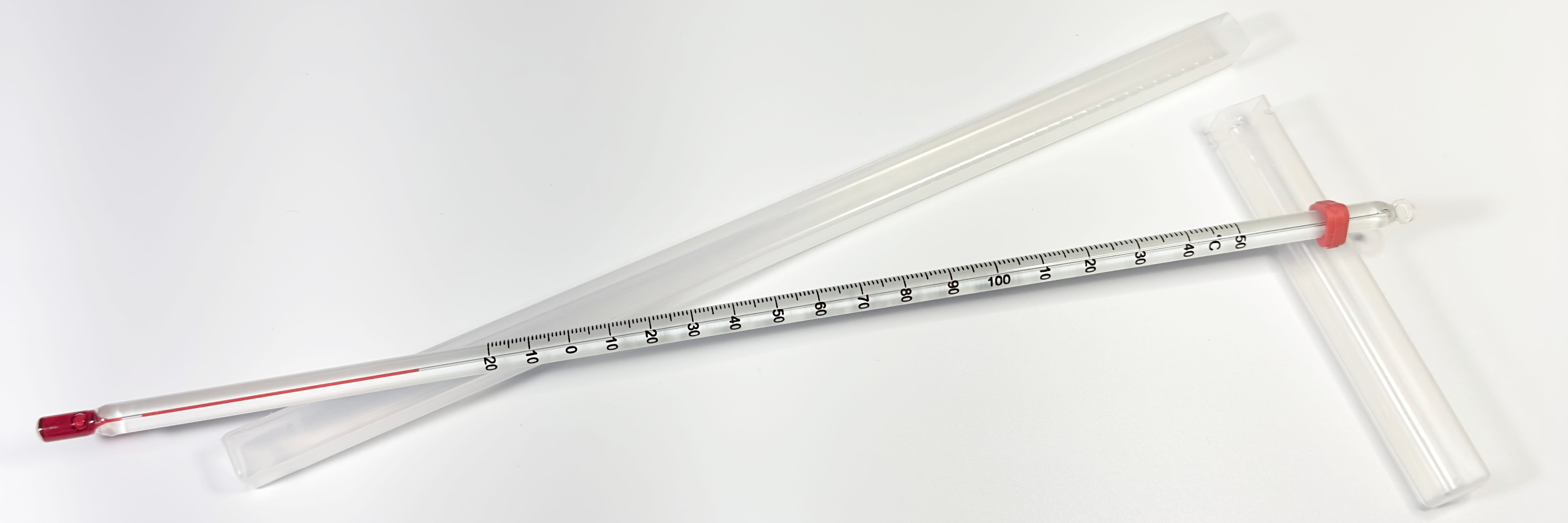 Spirit-Filled Partial Immersion Thermometer -20 to 150 °C