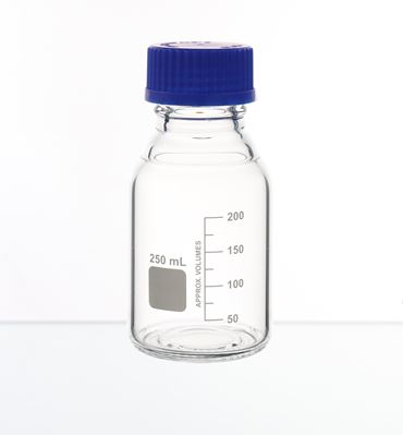 Round Reagent Bottle with Screw Cap, 100 mL