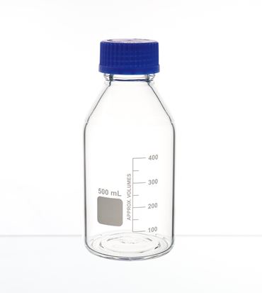 Round Reagent Bottle with Screw Cap, 100 mL