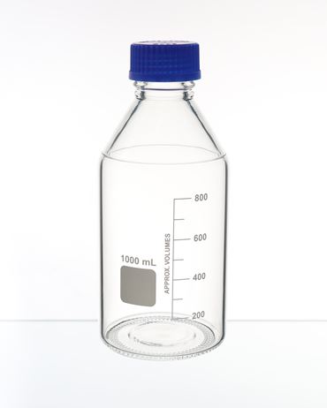 Round Reagent Bottle with Screw Cap, 100 mL