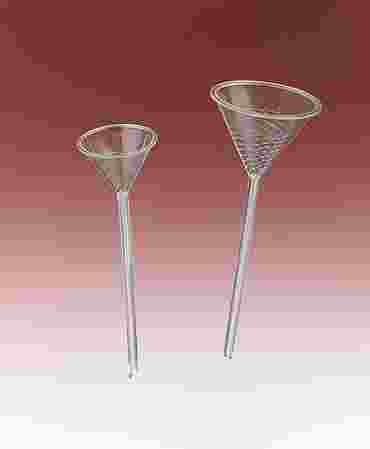 Plastic (PMP) Long-Stem Filtering Funnel for 7.5 to 9 cm Filter Paper