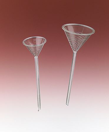 Plastic (PMP) Long-Stem Filtering Funnel for 7.5 to 9 cm Filter Paper