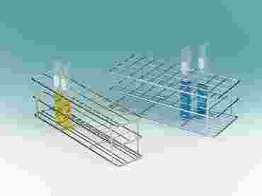 Zinc-Plated Test Tube Rack for 19 mm Tubes