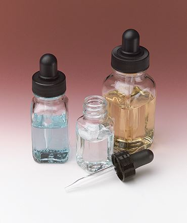 Square Glass Dropping Bottle 30 mL