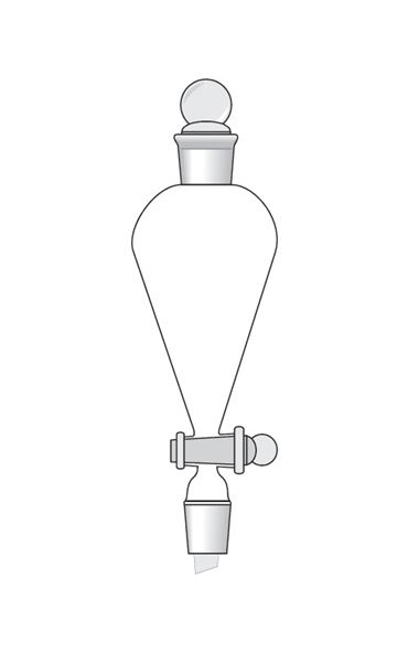 Organic Chemistry Glassware Separatory Funnel