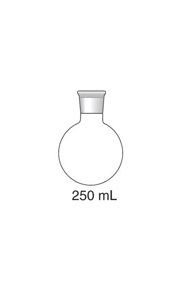 Organic Chemistry Glassware Round Bottom Boiling Flask 250 mL