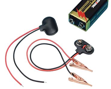 Battery Clips with Wire Leads
