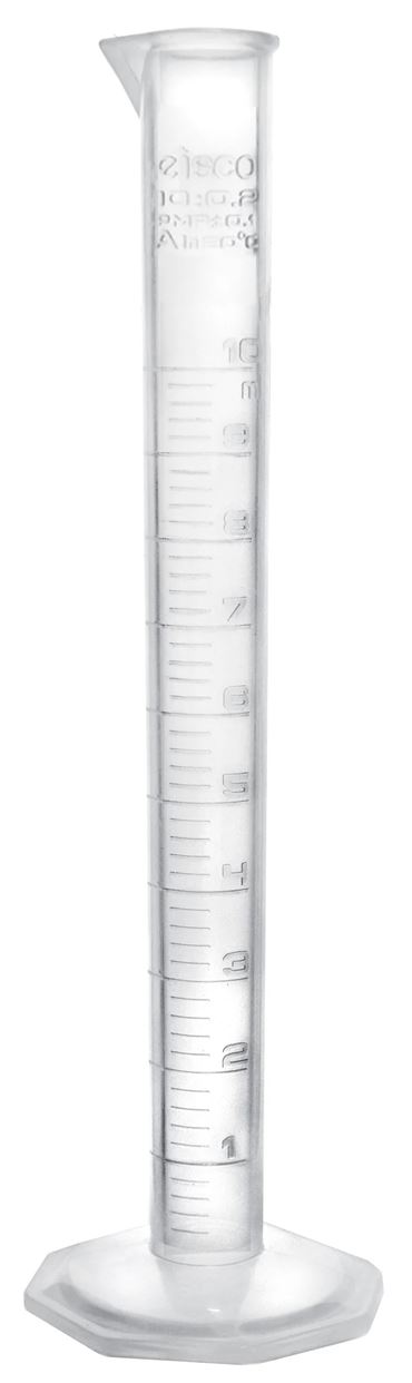 Graduated Cylinder Polymethylpentene 10 ml