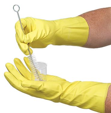 PPE and Lab Safety Rubber Playtex®-Type Gloves, Small