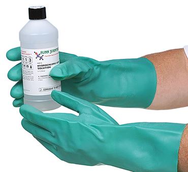 PPE and Lab Safety Nitrile Acid-Resistant Gloves, Size No. 7
