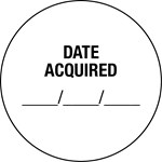 Date Acquired Labels