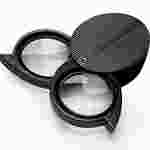 Pocket Folding Magnifying Glass with Double Lens