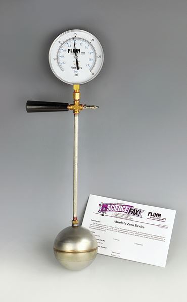 Absolute Zero Demonstration Device for Physical Science and Physics