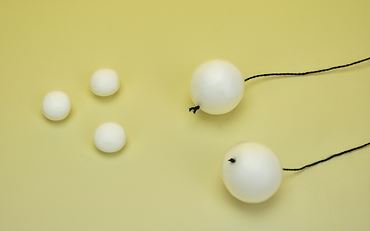 Pith Balls without Threads