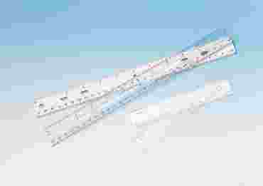 Transparent Ruler with English/Metric 15 cm
