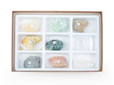 Moh’s Hardness Scale Mineral Collection for Geology and Earth Science