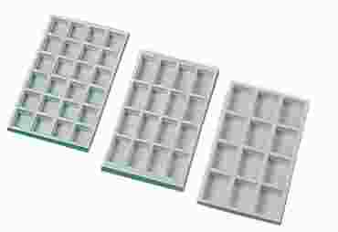 Collection Trays (12 Compartments) for Rocks, Minerals and Fossils