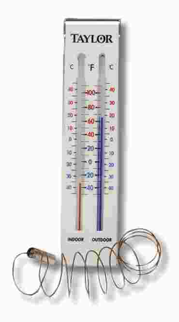 Indoor/Outdoor Thermometer for Earth Science and Meteorology
