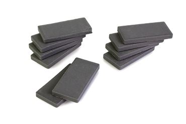 White Streak Plates for Mineral Testing in Earth Science and Environmental Science