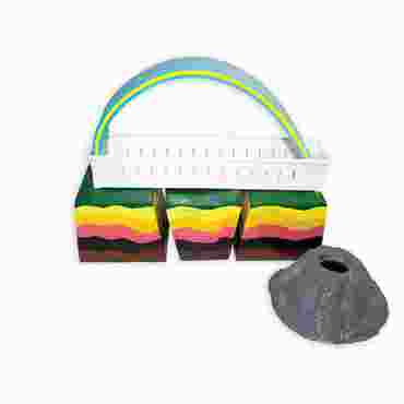 Landform Classroom Demonstration Model for Earth Science and Geology
