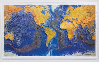 Ocean Floor Topography Map