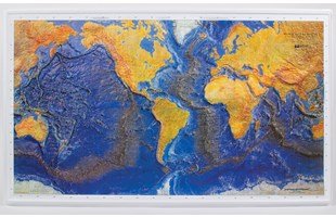 Ocean Floor Topography Map