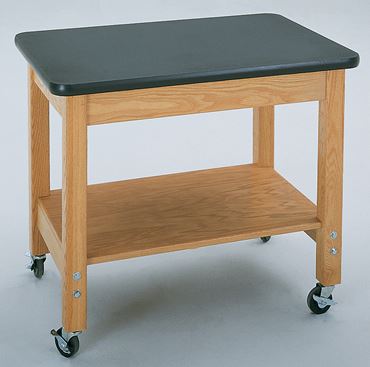 Wood Laboratory Cart