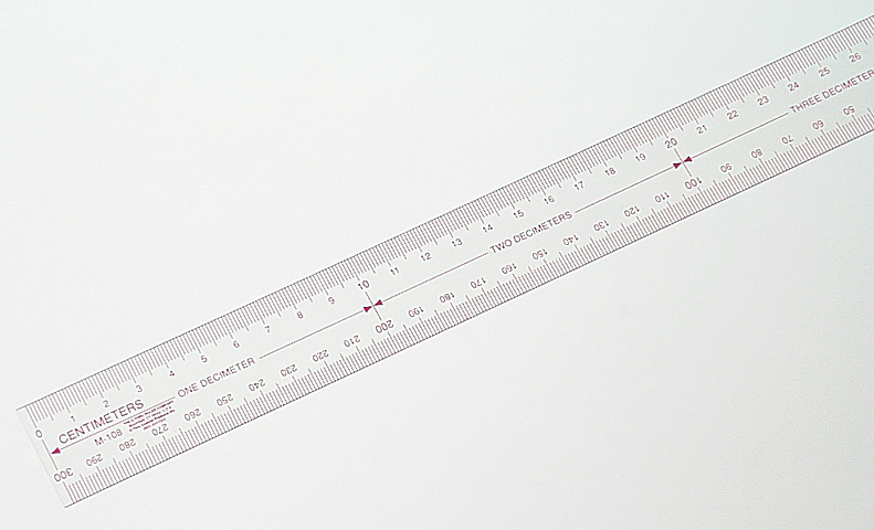 Ruler, Metric, Clear, 30 cm | Flinn Scientific