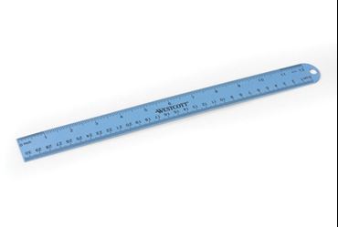 Aluminum Metric/English Ruler