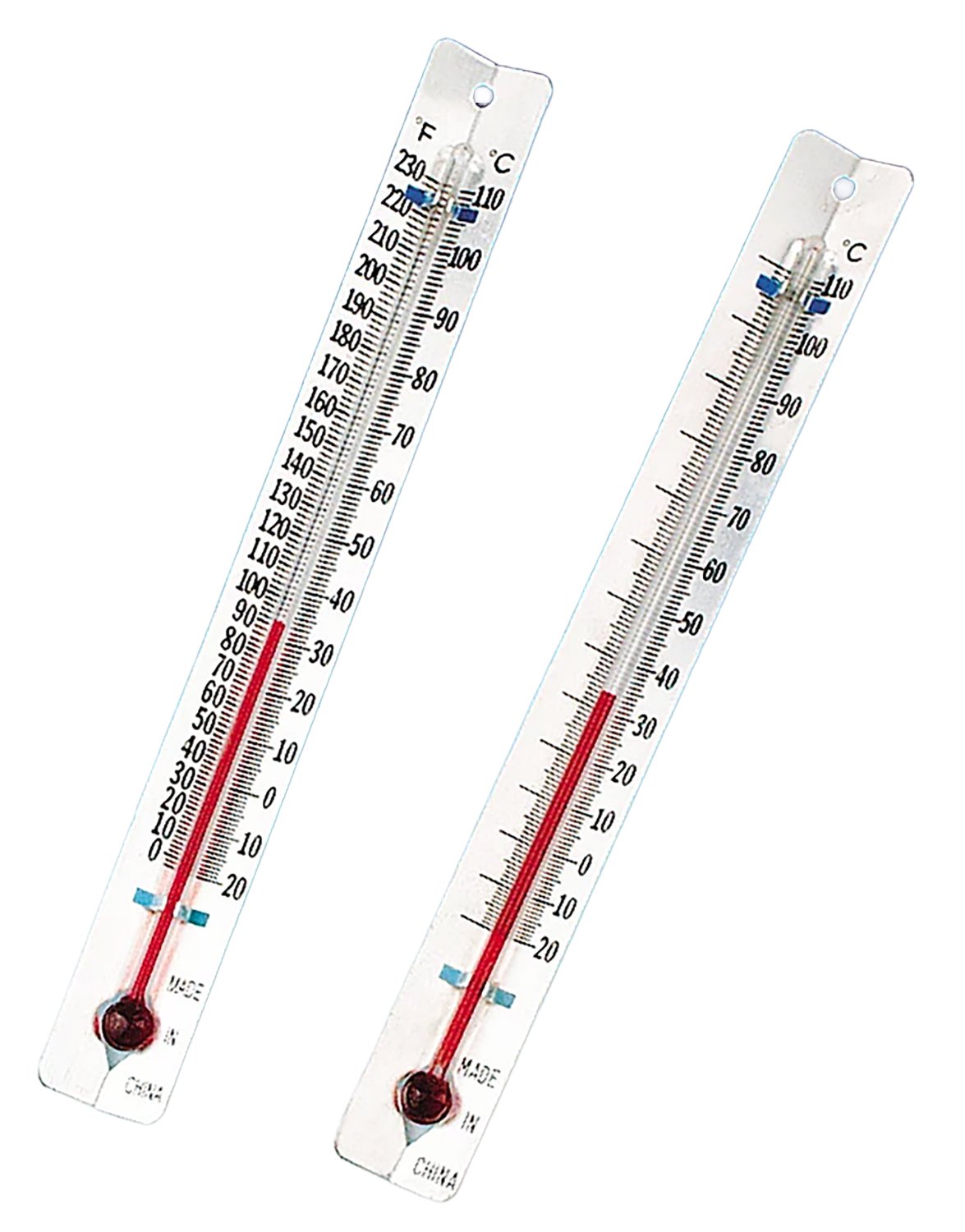Metal-Backed Thermometer Celsius/Fahrenheit