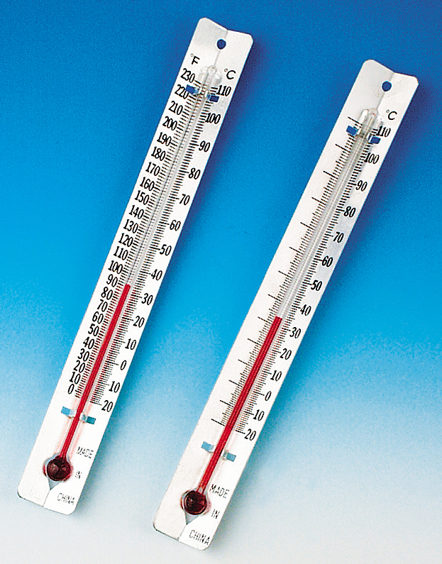 Metal-backed Thermometers