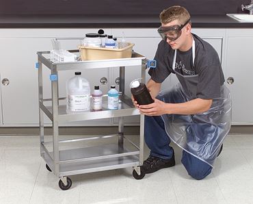 Stainless Steel Cart 18-3/8" x 30-3/4" x 33"