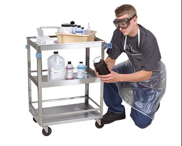 Stainless Steel Cart 18-3/8" x 30-3/4" x 33"