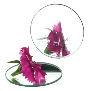 Flat Acrylic Mirror, 10 x 10 cm