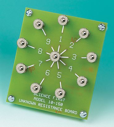 Resistance Board for Electricity and Circuits Demonstrations