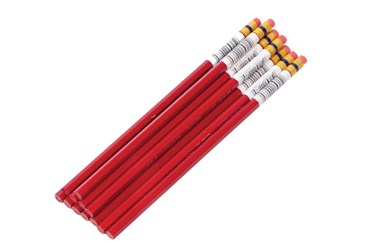 Red Colored Pencil Set