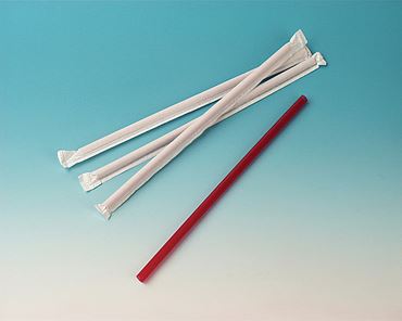 Wrapped Plastic Straws