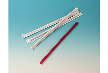 Wrapped Plastic Straws