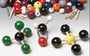 Advanced Wooden Molecular Model Set