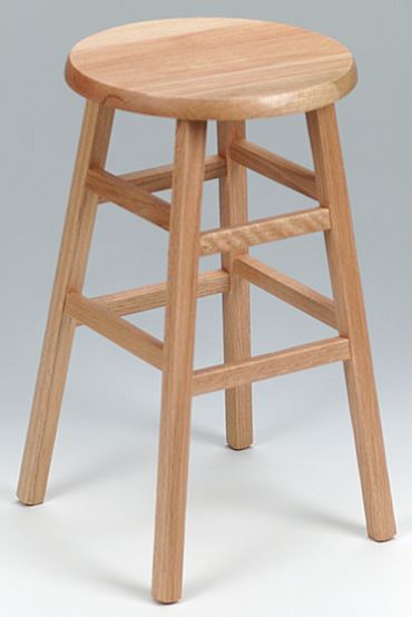 Adjustable Wooden Laboratory Stool
